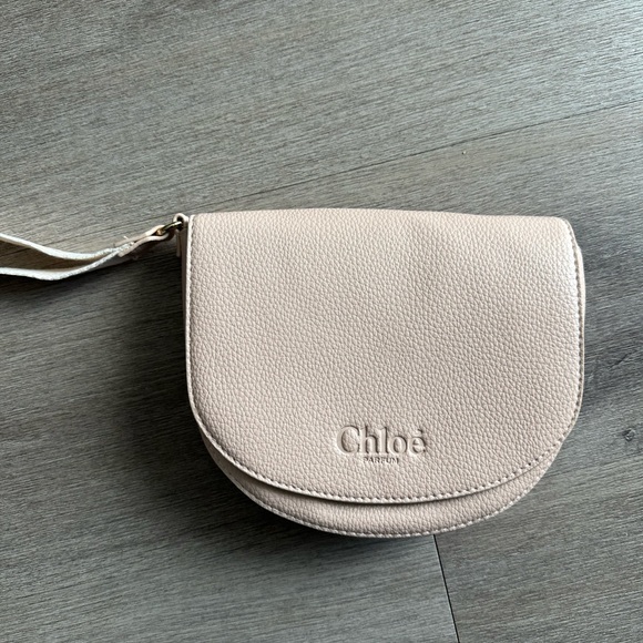 Chloe baby pink mini wristlet Leather  Bag - Picture 1 of 4